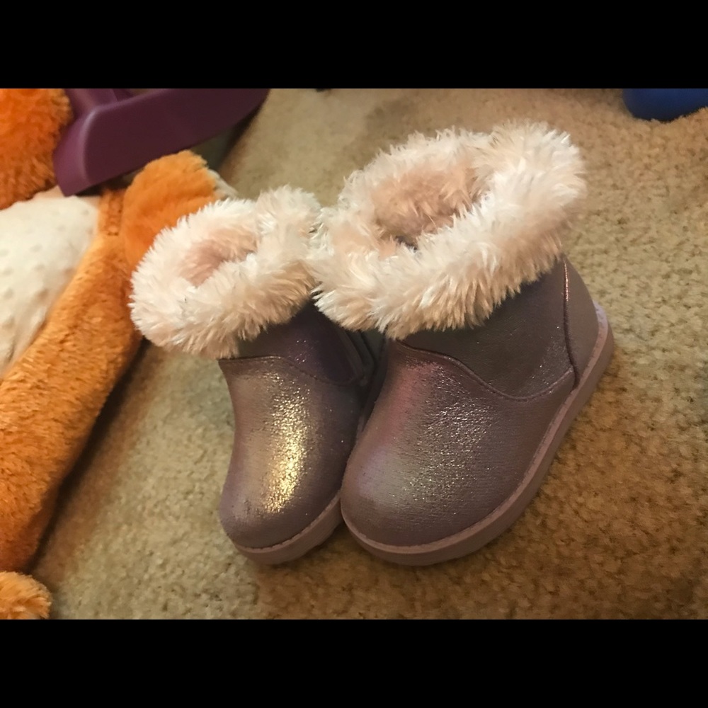 Purple boots